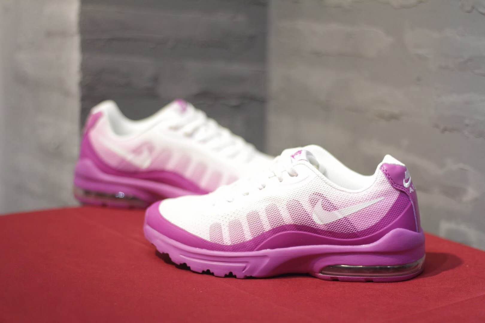 Women Nike Air Max Invigor Print 95 White Peach Shoes